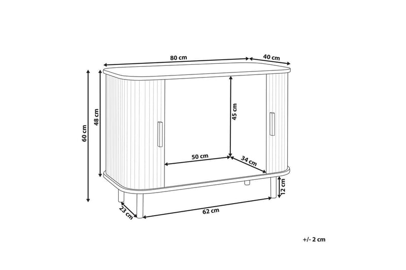 Sidebord Bradley - Møbler - Borde - Aflastningsbord - Lampebord
