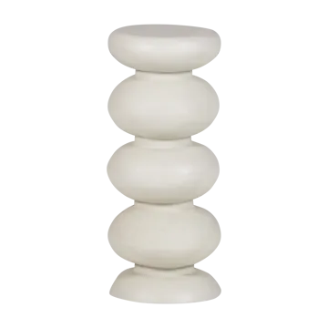Sidebord Brilo 29 cm rundt - Creme - Møbler - Borde - Aflastningsbord - Lampebord