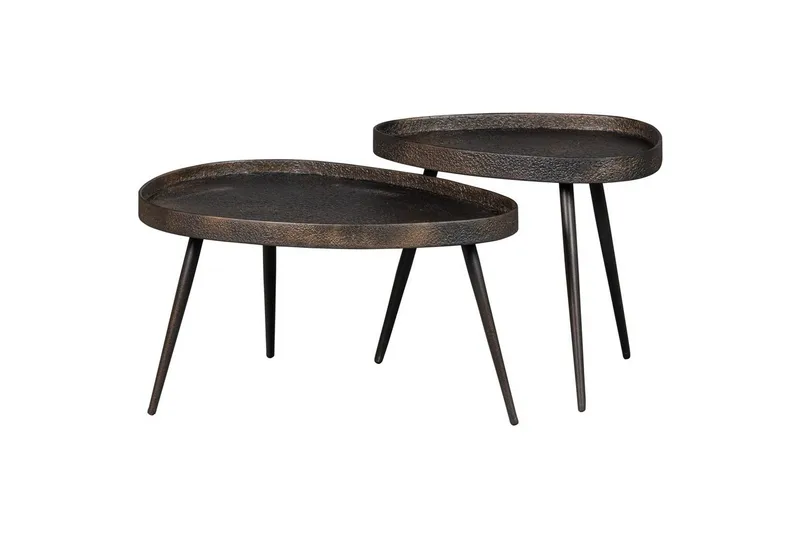 Sidebord Crude Sæt af 2, undefined