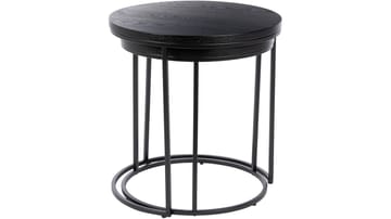 Sidebord Dover ø50 / 54 cm - Sort ask - Møbler - Borde - Aflastningsbord - Lampebord