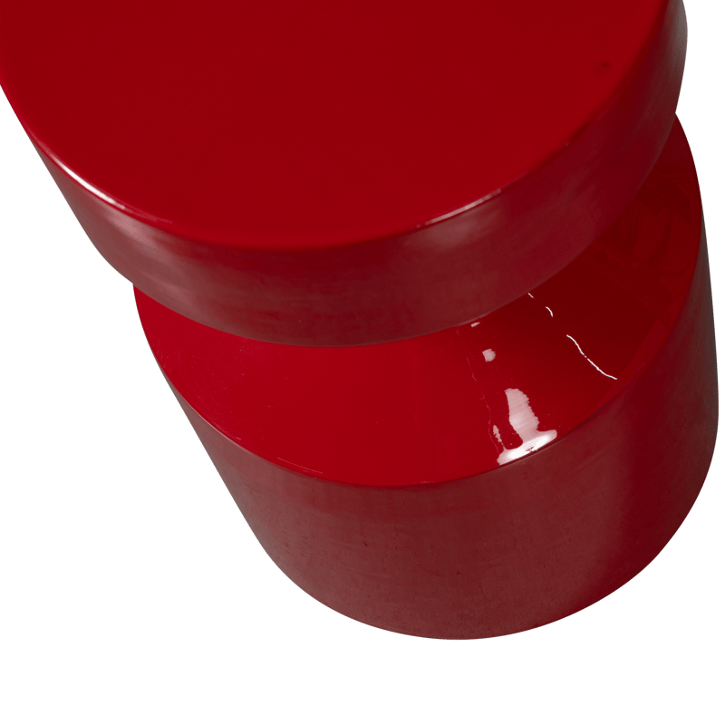 Sidebord Ferry 30 cm - Rød - Møbler - Borde - Aflastningsbord - Lampebord