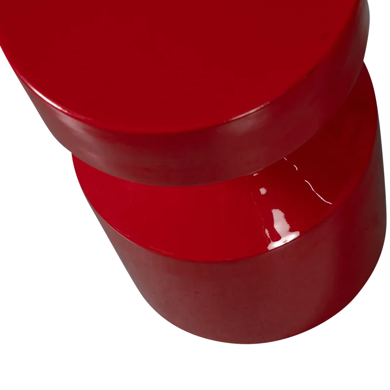 Sidebord Ferry 30 cm - Rød - Møbler - Borde - Aflastningsbord - Lampebord