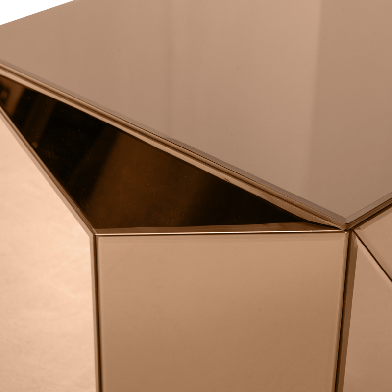 Sidebord Glintz 40 cm - Brun - Møbler - Borde - Aflastningsbord - Lampebord