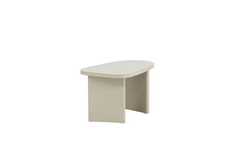 Sidebord Grønvik - Beige, 70 x 45 - Møbler - Borde - Aflastningsbord - Lampebord
