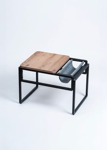 Sidebord Hanah Home Brut (40 x 64 x 45 cm) Atlantic Pine Sort - Møbler - Borde - Aflastningsbord - Lampebord