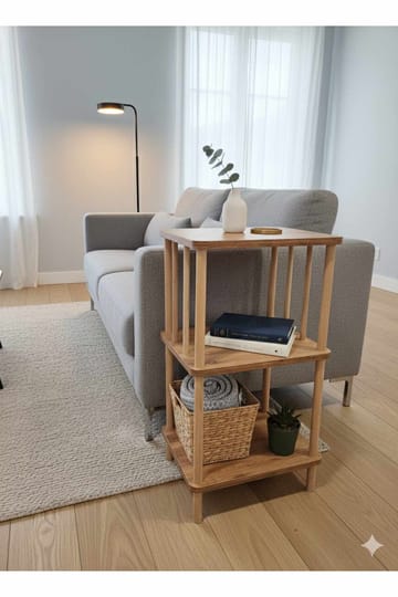 Sidebord Hanah Home Pika Tray (40 x 75 x 30 cm) Fyrretræ - Fyrretræ - Møbler - Borde - Aflastningsbord - Lampebord