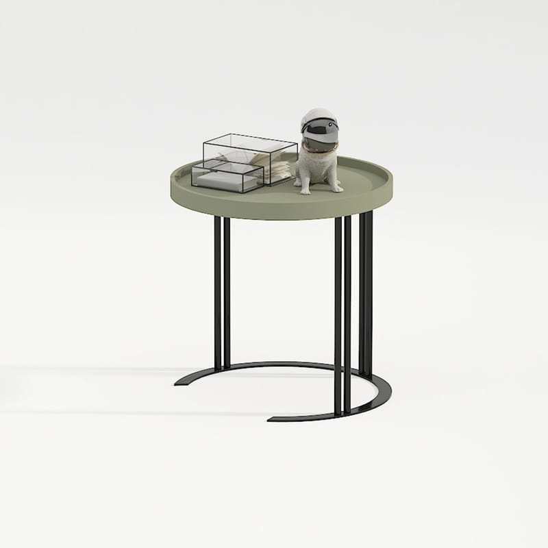 Sidebord HOME4YOU Keira 40x45 cm Grøn - grøn - Møbler - Borde - Aflastningsbord - Lampebord