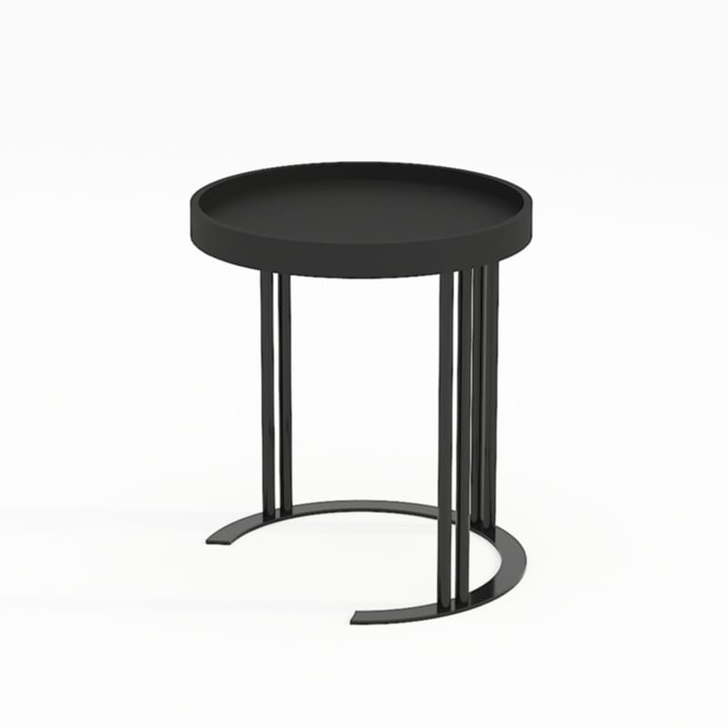 Sidebord HOME4YOU Keira 40x45 cm Sort - sort - Møbler - Borde - Aflastningsbord - Lampebord
