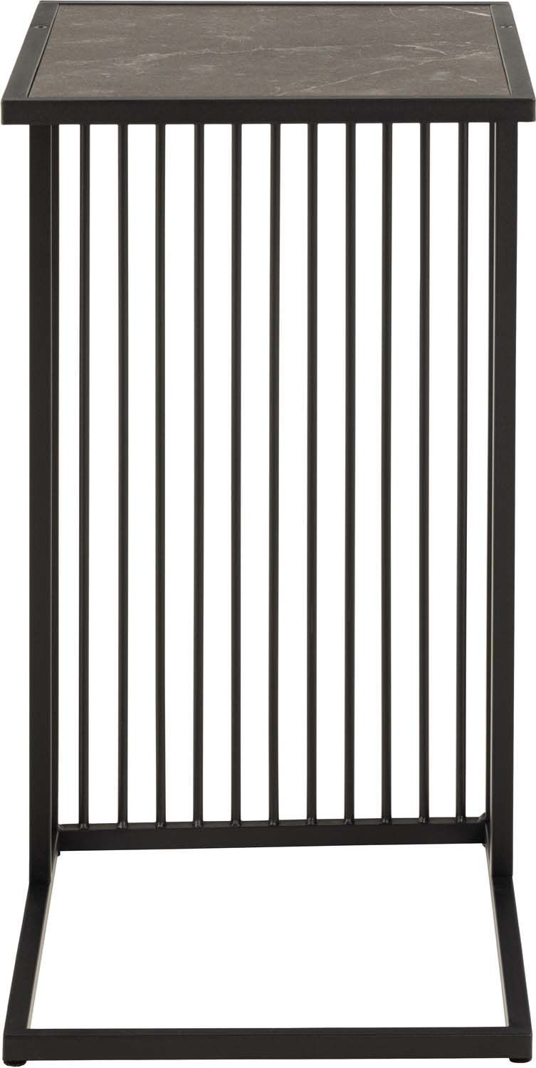 Sidebord HOME4YOU Strington 35x43x63 cm sort - sort - Møbler - Borde - Aflastningsbord - Lampebord