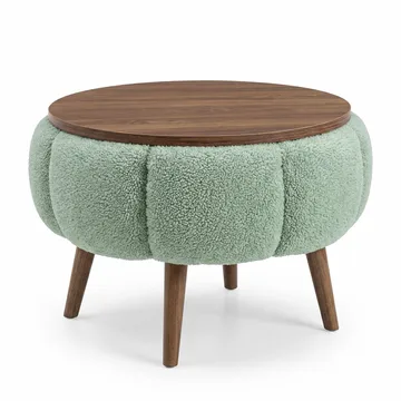 Sidebord Homitis Papatya (Ø45 x H44 cm) Grøn