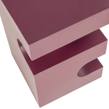 Sidebord Jessa 30 cm - Lilla/Brun - Møbler - Borde - Aflastningsbord - Lampebord