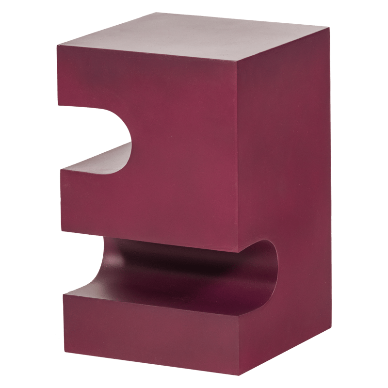 Sidebord Jessa 30 cm - Lilla/Brun - Møbler - Borde - Aflastningsbord - Lampebord