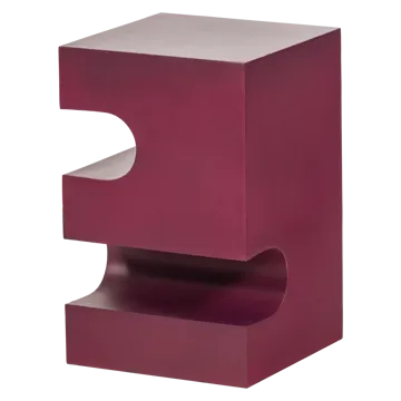 Sidebord Jessa 30 cm - Lilla/Brun - Møbler - Borde - Aflastningsbord - Lampebord