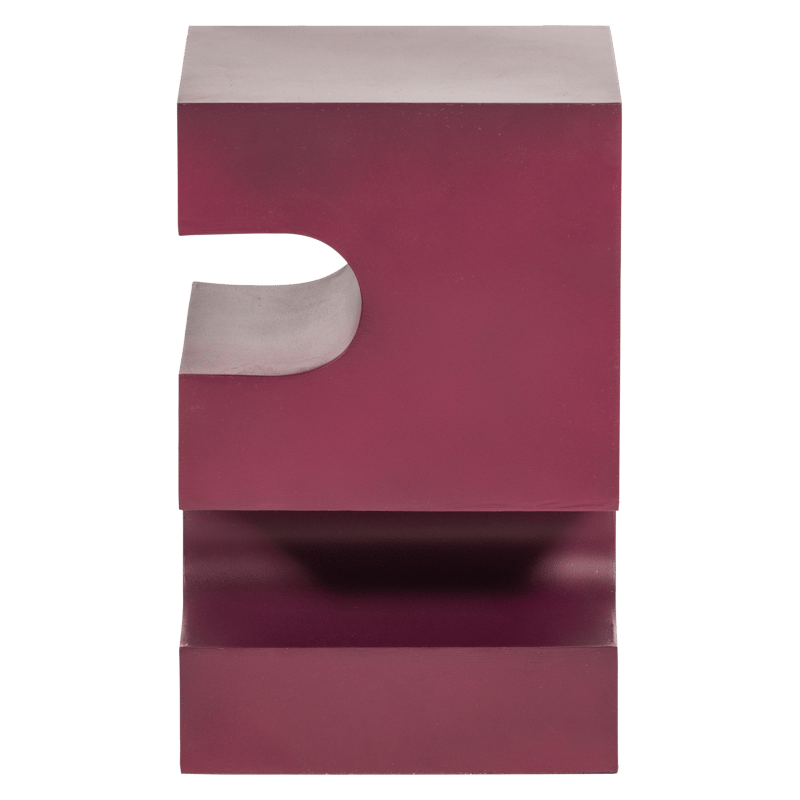 Sidebord Jessa 30 cm - Lilla/Brun - Møbler - Borde - Aflastningsbord - Lampebord