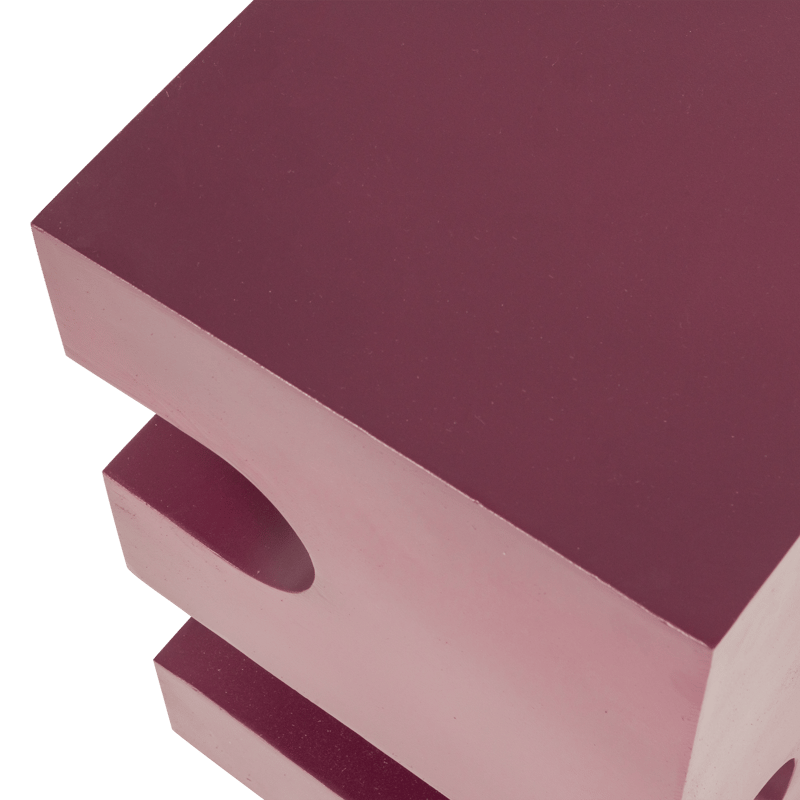 Sidebord Jessa 30 cm - Lilla/Brun - Møbler - Borde - Aflastningsbord - Lampebord