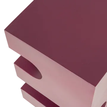 Sidebord Jessa 30 cm - Lilla/Brun - Møbler - Borde - Aflastningsbord - Lampebord