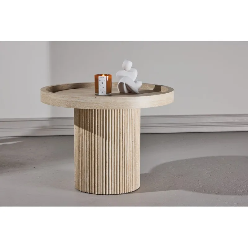 Sidebord Krille - Beige - Møbler - Borde - Aflastningsbord - Lampebord