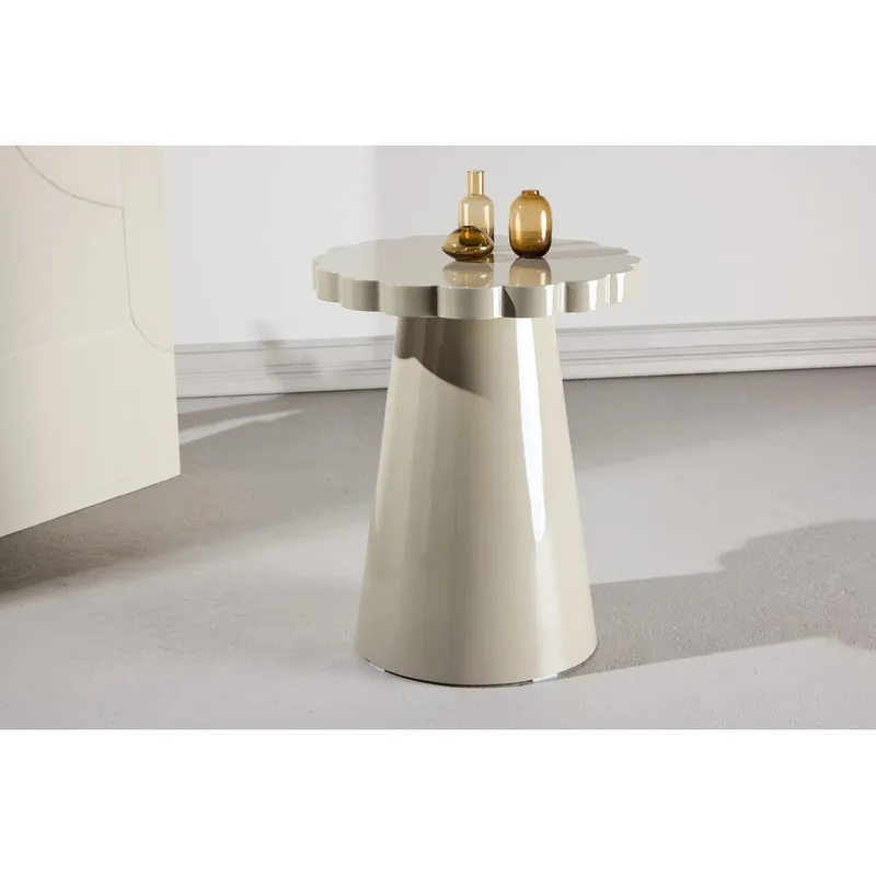 Sidebord Krull - Beige - Møbler - Borde - Aflastningsbord - Lampebord