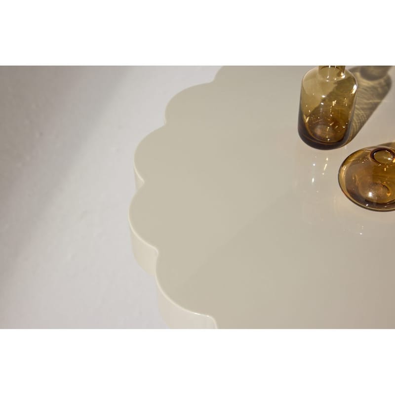 Sidebord Krull - Beige - Møbler - Borde - Aflastningsbord - Lampebord