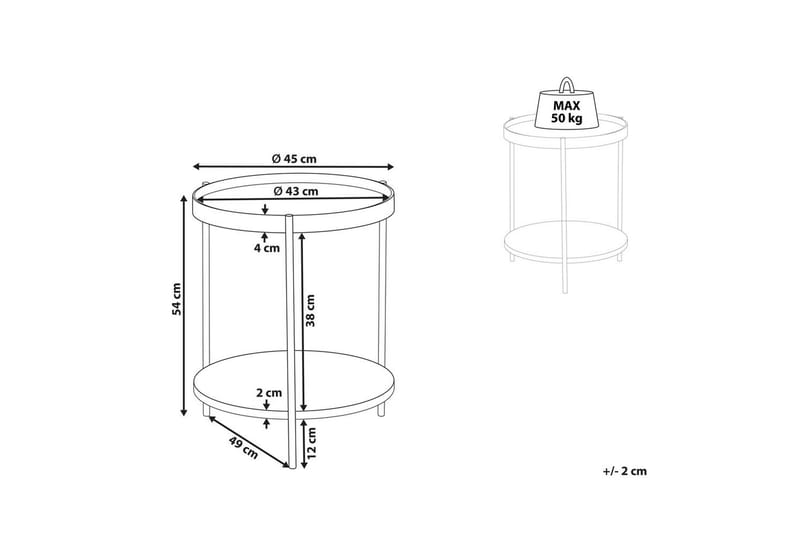 Sidebord Lander - Møbler - Borde - Aflastningsbord - Lampebord