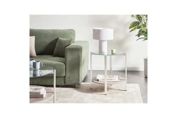 Sidebord Lovell Sølv, lyst træ - Sølv, lyst træ - Møbler - Borde - Aflastningsbord - Lampebord