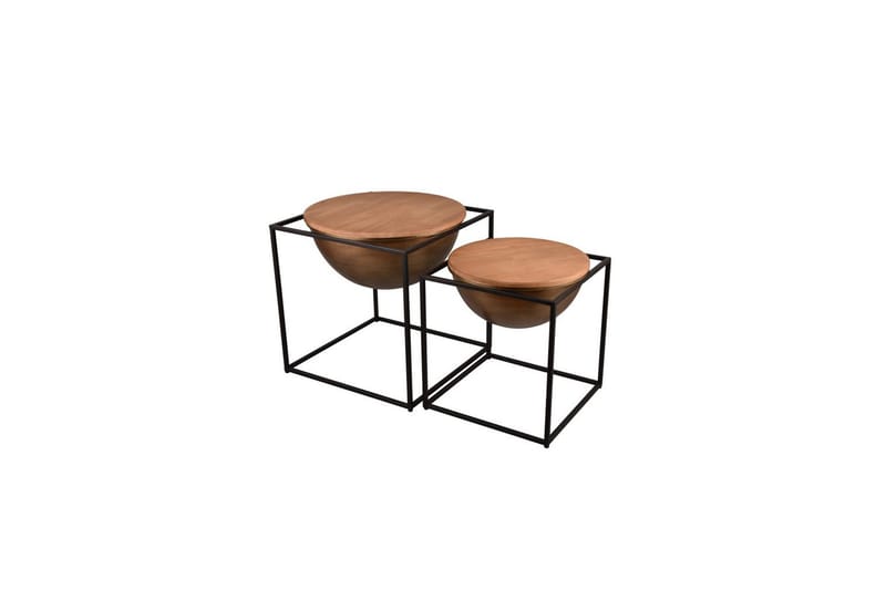 Sidebord Mirrors & More Celli 53 x 55 cm - 53 x 55 cm - Møbler - Borde - Aflastningsbord - Lampebord