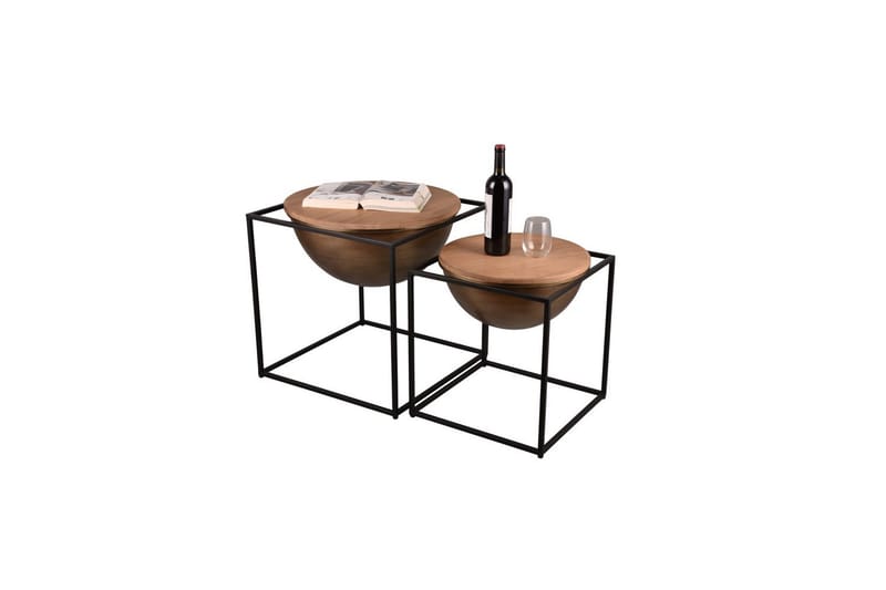Sidebord Mirrors & More Celli 53 x 55 cm - 53 x 55 cm - Møbler - Borde - Aflastningsbord - Lampebord