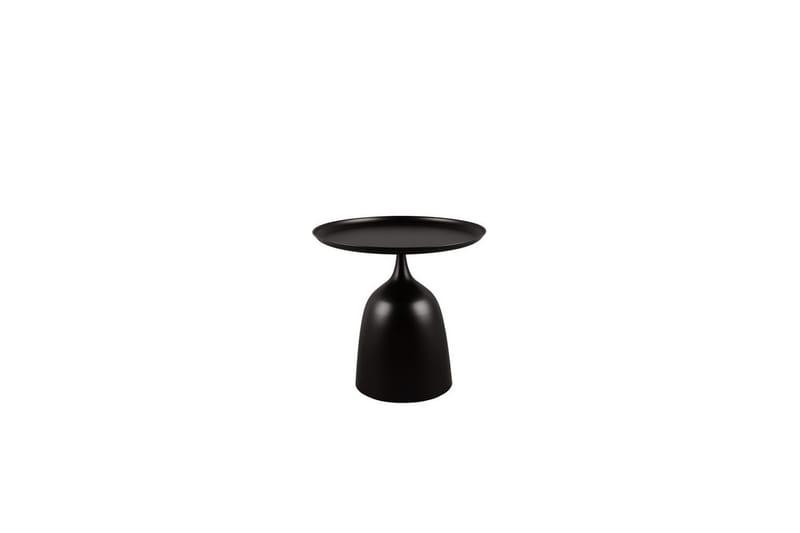 Sidebord Mirrors & More Mona Ø 48 x 46 cm, Sort - Ø 48 x 46 cm, Sort - Møbler - Borde - Aflastningsbord - Lampebord