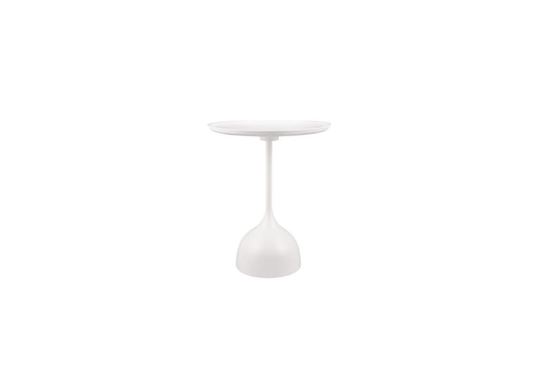 Sidebord Mirrors & More Mona Ø 48 x 60 cm, Hvid - Ø 48 x 60 cm, Hvid - Møbler - Borde - Aflastningsbord - Lampebord