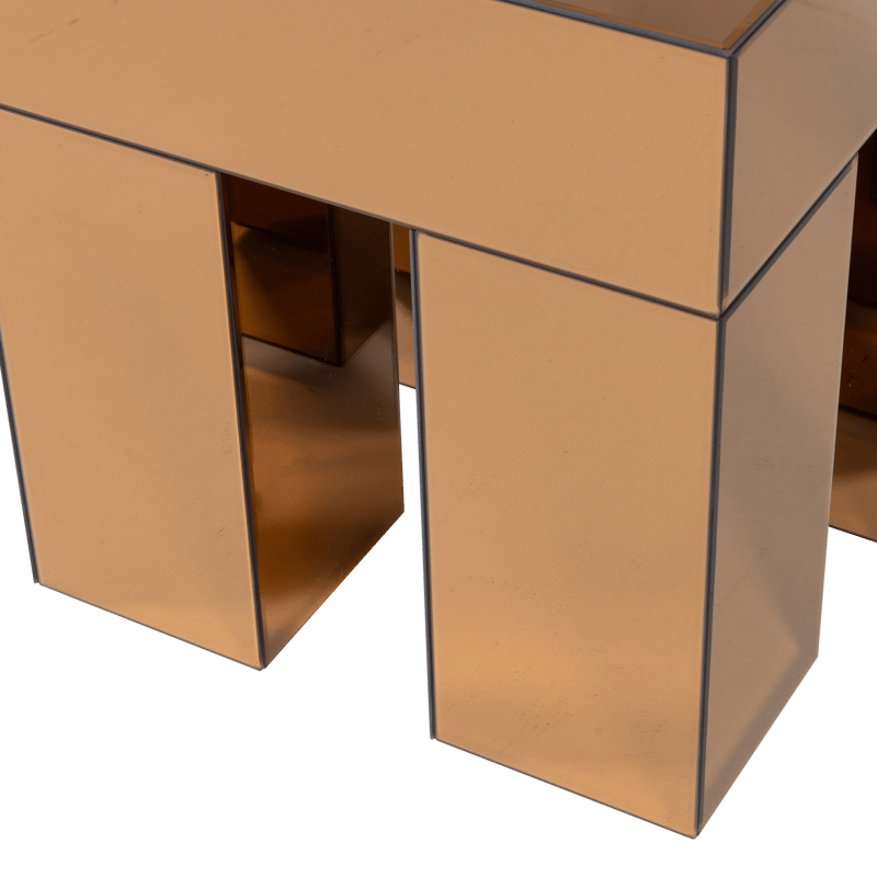 Sidebord Mirrox 45 cm - Brun - Møbler - Borde - Aflastningsbord - Lampebord