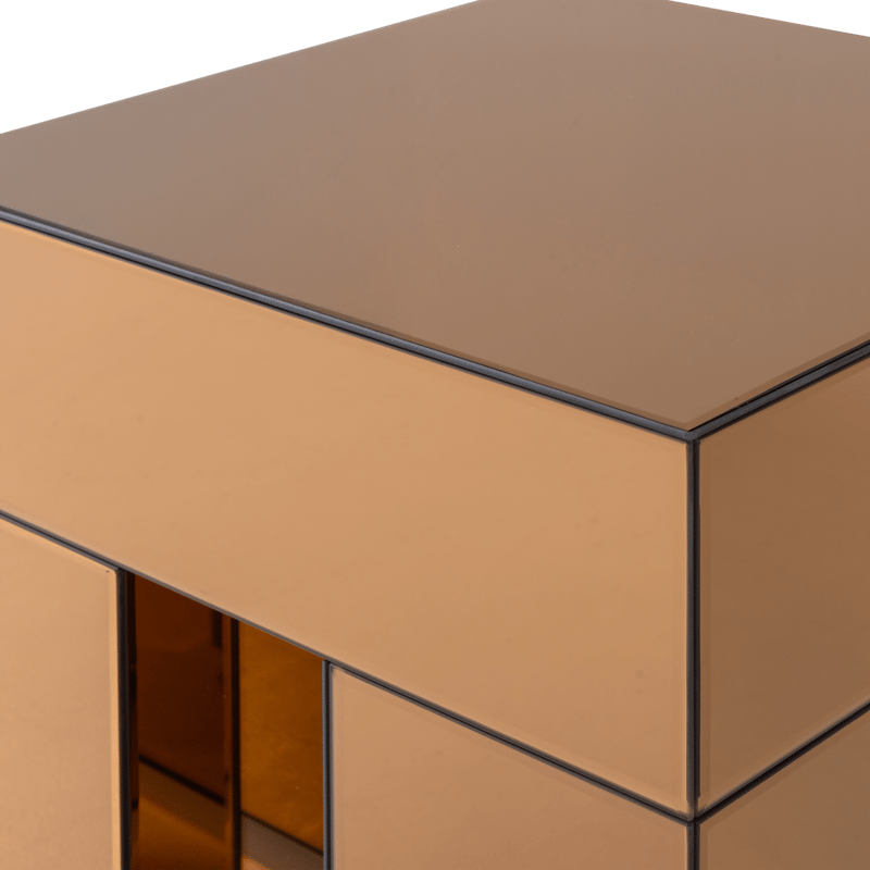 Sidebord Mirrox 45 cm - Brun - Møbler - Borde - Aflastningsbord - Lampebord