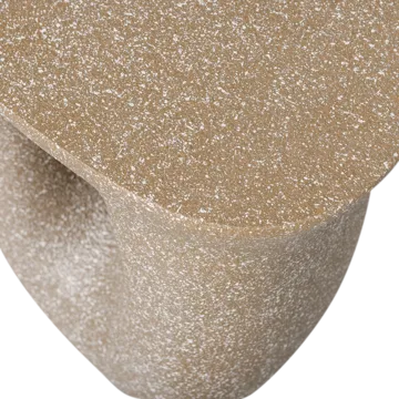Sidebord Moson 40 cm - Beige - Møbler - Borde - Aflastningsbord - Lampebord