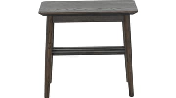 Sidebord Olsund med Hylde - Brun, hvidpigmenteret - Møbler - Borde - Aflastningsbord - Lampebord