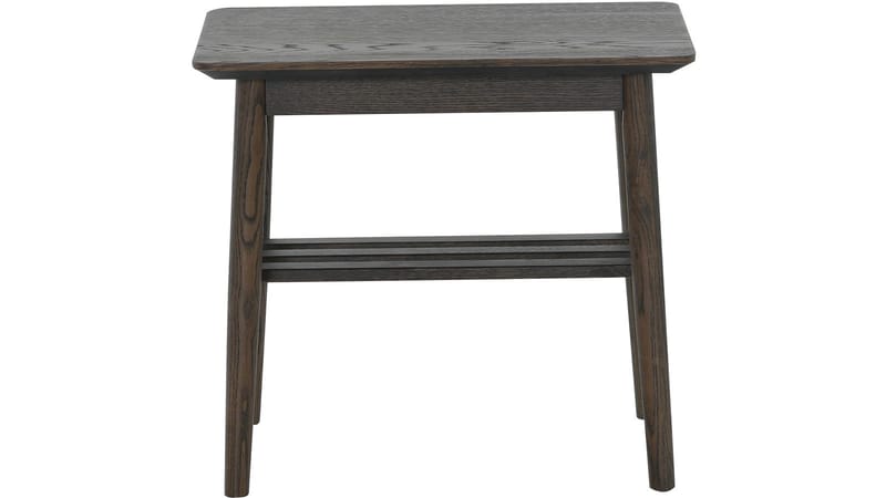 Sidebord Olsund med Hylde - Brun, hvidpigmenteret - Møbler - Borde - Aflastningsbord - Lampebord