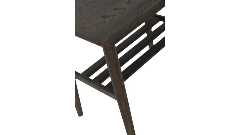 Sidebord Olsund med Hylde - Brun, hvidpigmenteret - Møbler - Borde - Aflastningsbord - Lampebord
