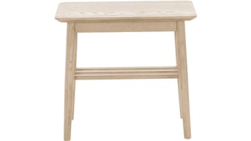 Sidebord Olsund med Hylde - Hvidpigmenteret - Møbler - Borde - Aflastningsbord - Lampebord