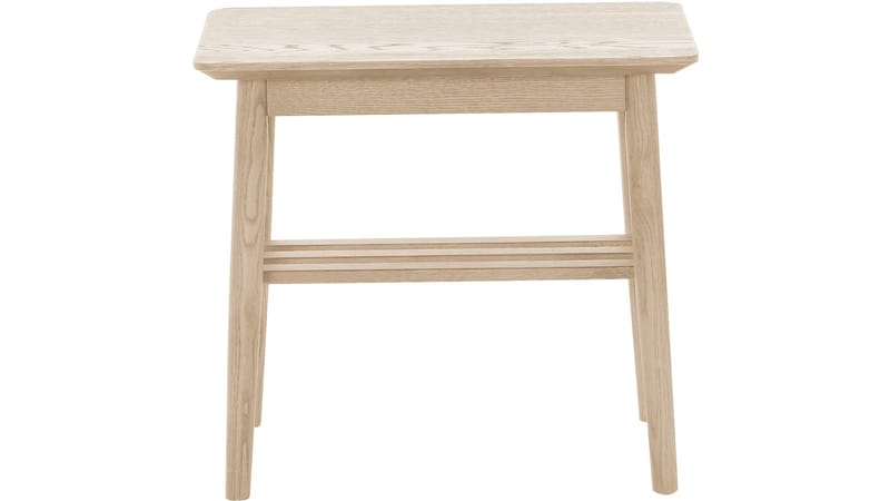 Sidebord Olsund med Hylde - Hvidpigmenteret - Møbler - Borde - Aflastningsbord - Lampebord