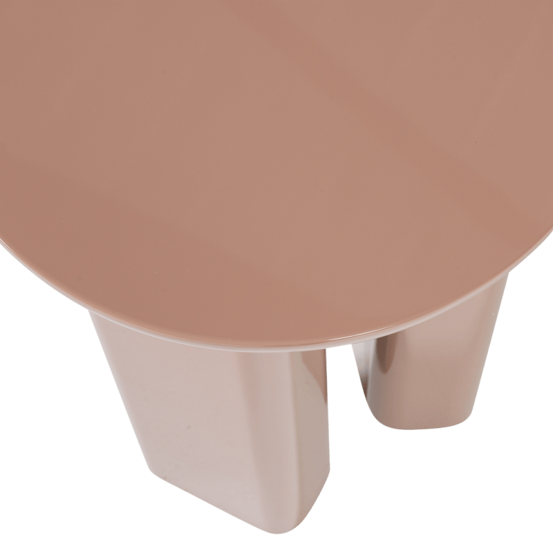 Sidebord Orivo 40 cm rundt - Gammelrosa - Møbler - Borde - Aflastningsbord - Lampebord