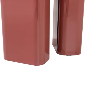 Sidebord Orivo 40 cm rundt - Rød/Rosa - Møbler - Borde - Aflastningsbord - Lampebord
