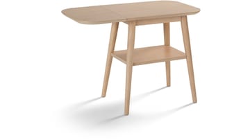 Sidebord Ravik med Klap - Hvidpigmenteret - Møbler - Borde - Aflastningsbord - Lampebord