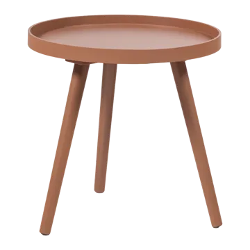 Sidebord Sasha 41 cm rundt - Gammelrosa - Møbler - Borde - Aflastningsbord - Lampebord