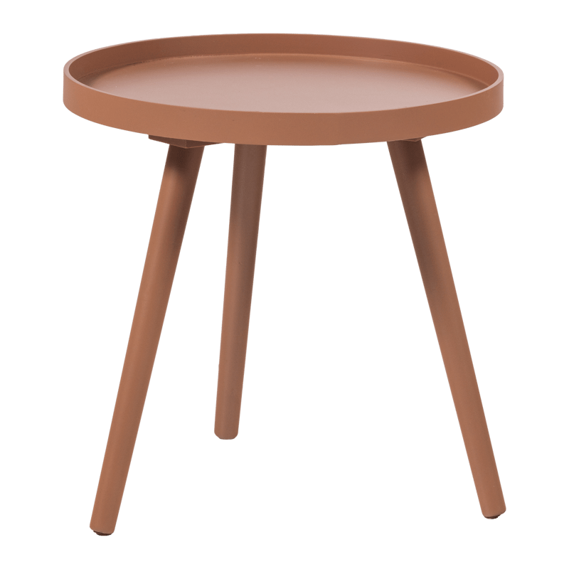 Sidebord Sasha 41 cm rundt - Gammelrosa - Møbler - Borde - Aflastningsbord - Lampebord