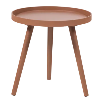Sidebord Sasha 41 cm rundt - Gammelrosa - Møbler - Borde - Aflastningsbord - Lampebord
