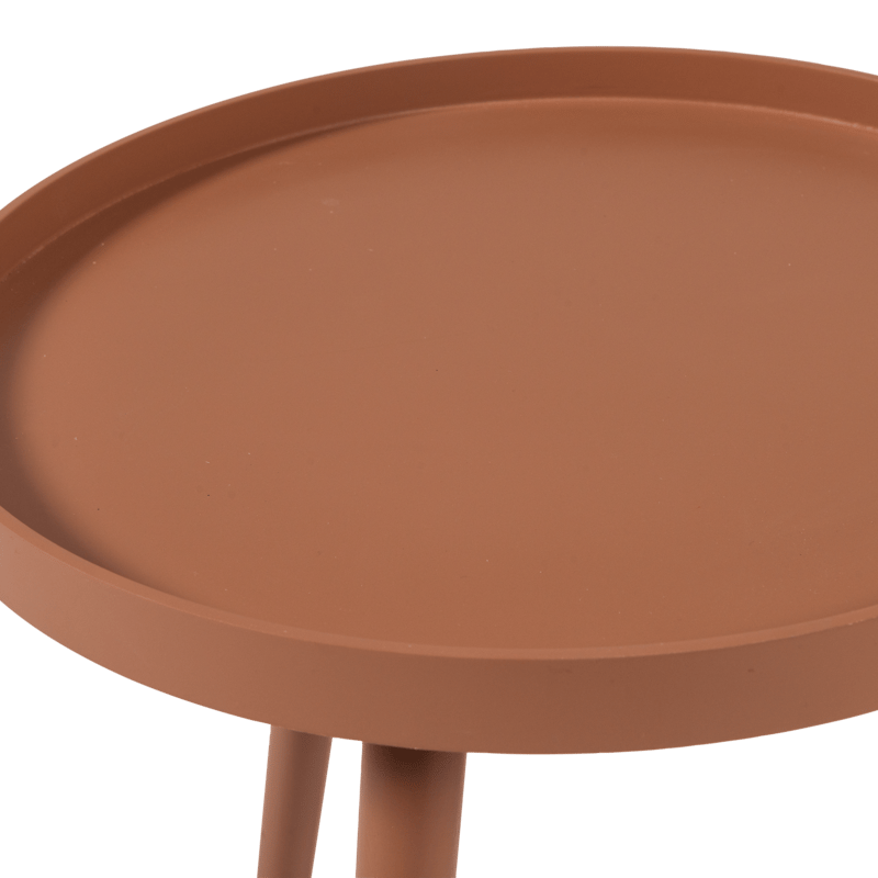 Sidebord Sasha 41 cm rundt - Gammelrosa - Møbler - Borde - Aflastningsbord - Lampebord