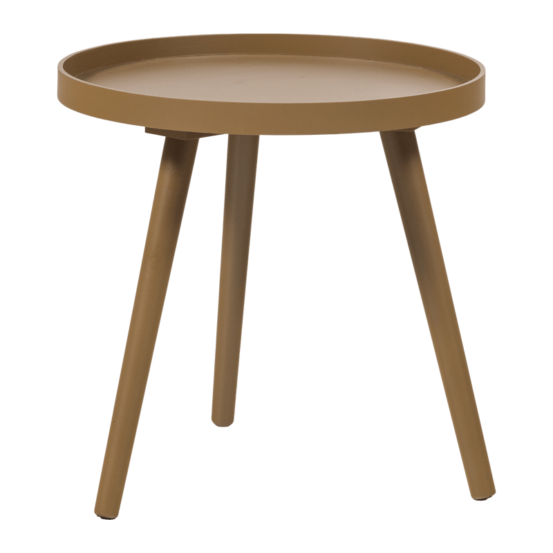 Sidebord Sasha 41 cm rundt - Honninggul - Møbler - Borde - Aflastningsbord - Lampebord