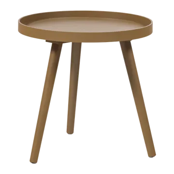 Sidebord Sasha 41 cm rundt - Honninggul - Møbler - Borde - Aflastningsbord - Lampebord