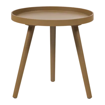 Sidebord Sasha 41 cm rundt - Honninggul - Møbler - Borde - Aflastningsbord - Lampebord