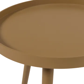 Sidebord Sasha 41 cm rundt - Honninggul - Møbler - Borde - Aflastningsbord - Lampebord