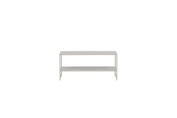 Sidebord Staal - Beige, 102x43x45 - Møbler - Borde - Aflastningsbord - Lampebord