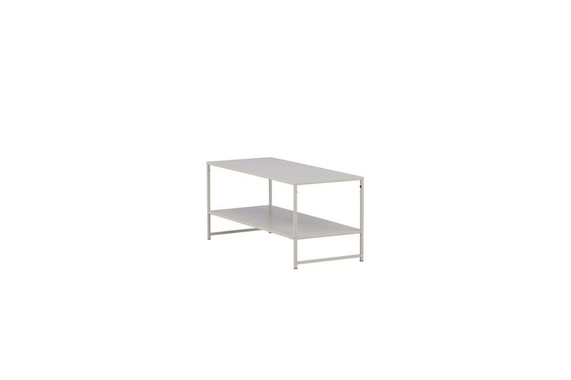 Sidebord Staal - Beige, 102x43x45 - Møbler - Borde - Aflastningsbord - Lampebord